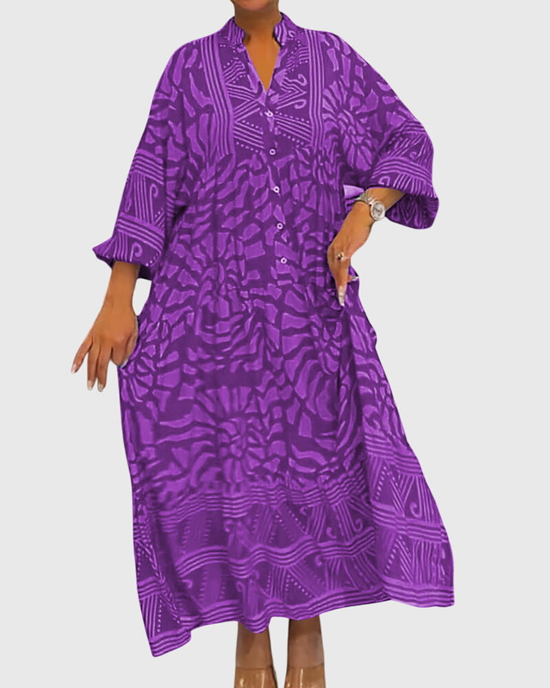 Mckinley™ | Robe Maxi Avec Imprimé Élégant