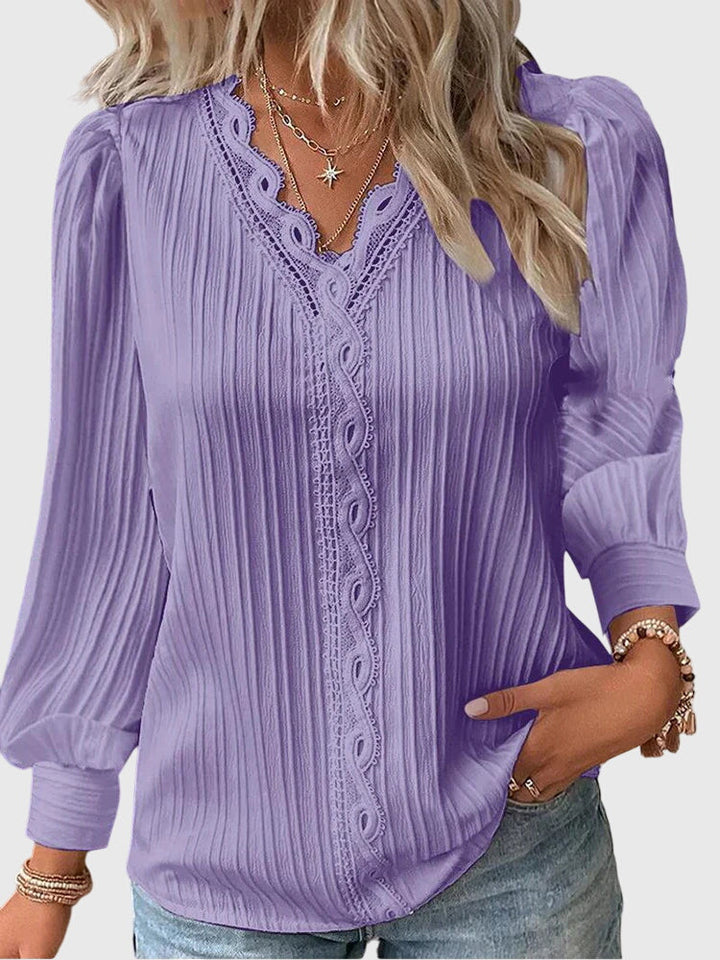 Andrea™ | Blouse Pullover Élegante