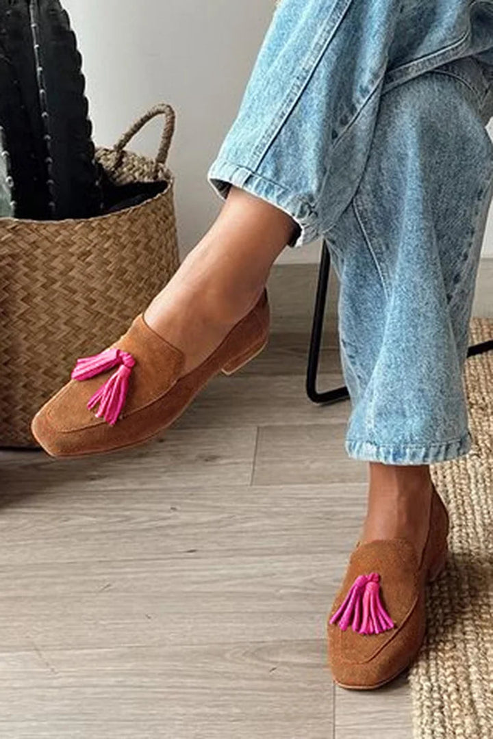 Brielle™ | Mocassins Marron