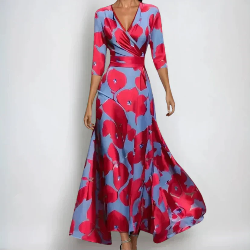 Emily - Robe Florale de Luxe