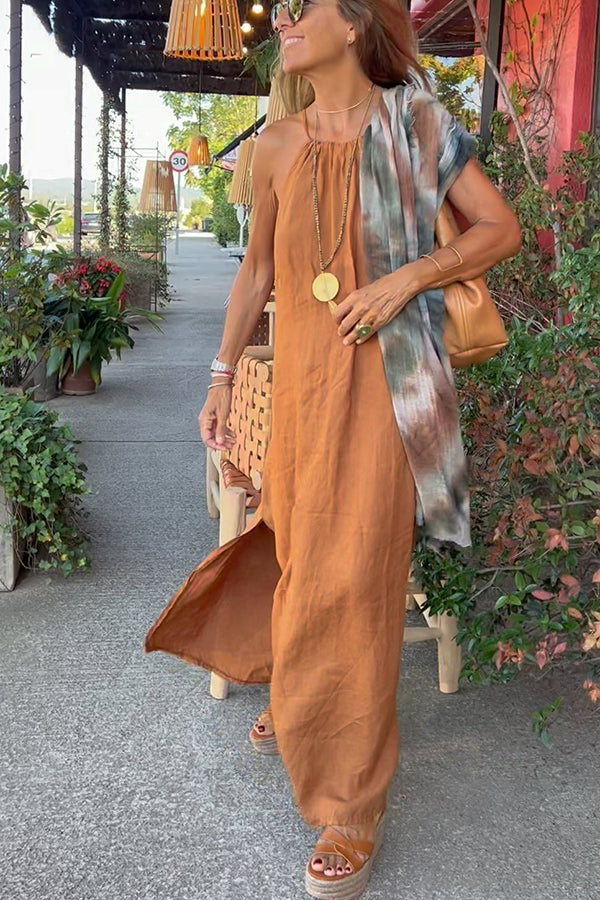 Marina | Halter Neck Maxi Dress