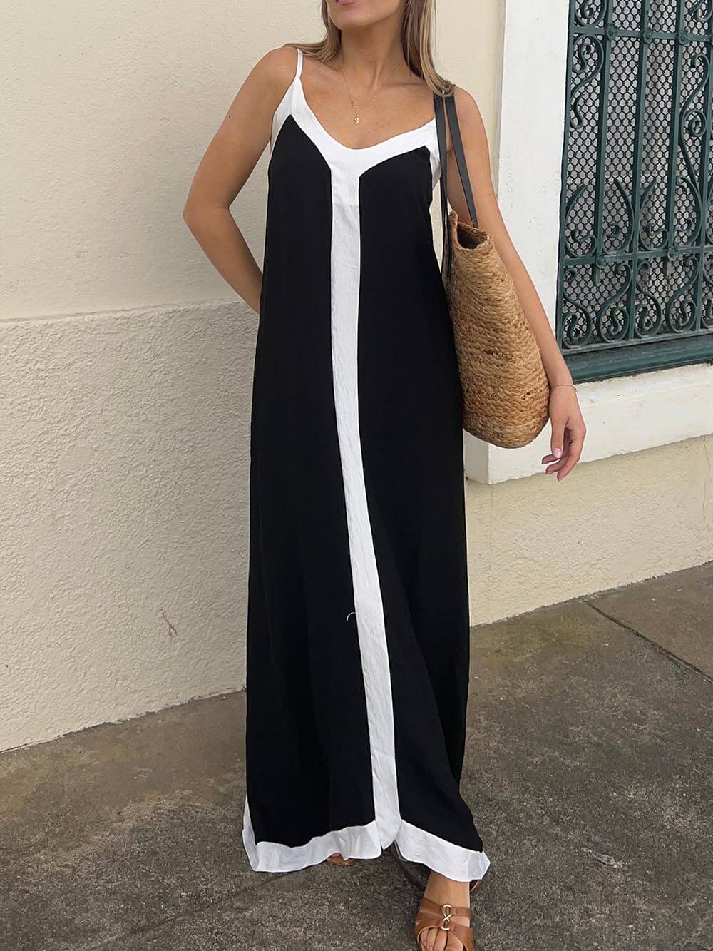 Maxine | Douce Robe Maxi Sans Manches