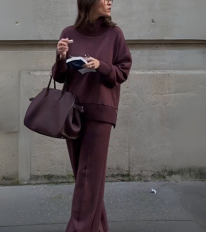 CARMINE™|ENSEMBLE ÉLÉGANT EN DEUX PIÈCES