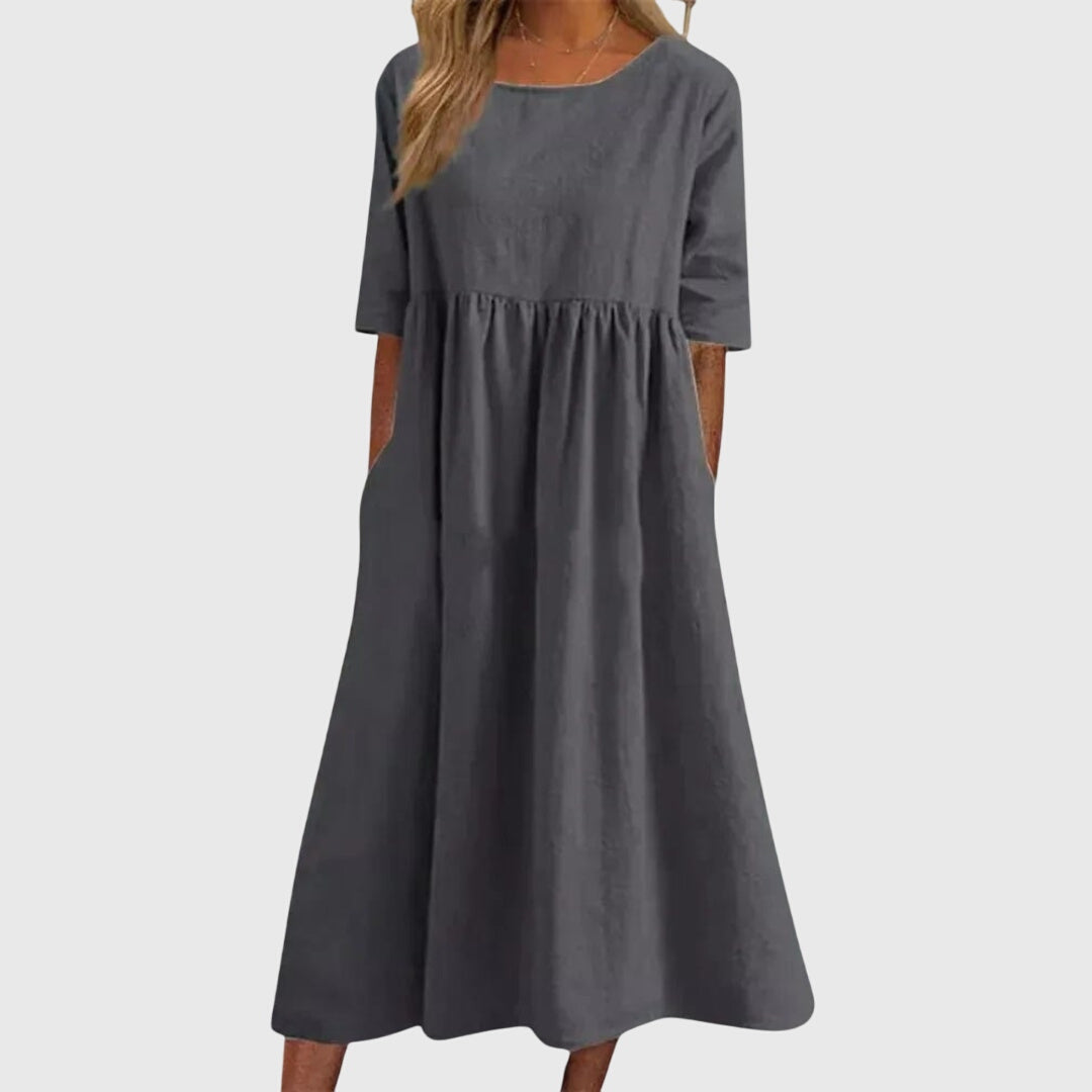 Haisley™ | Robe Élégante à Manches Courtes