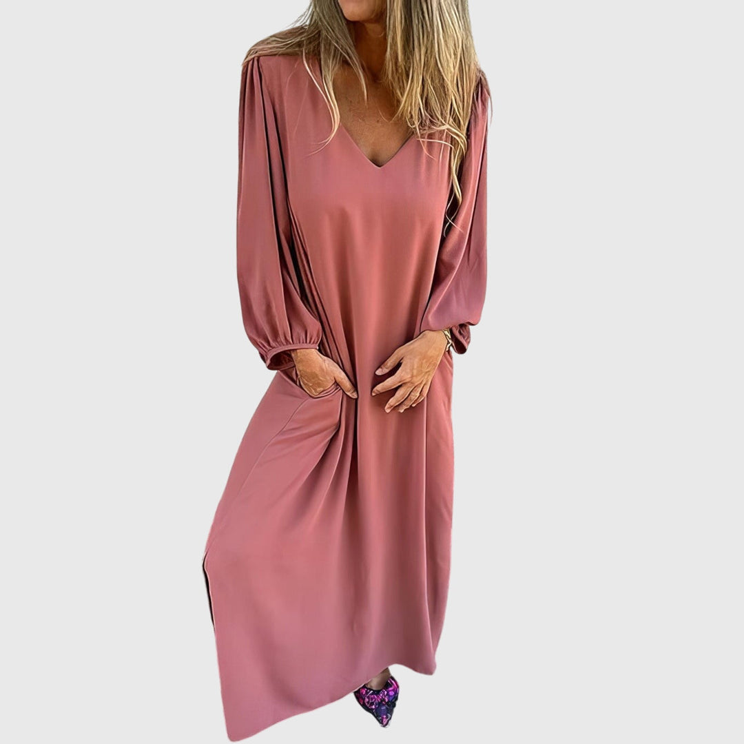 Carol™ - Robe Longue Boho avec Poches