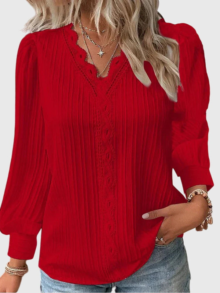 Andrea™ | Blouse Pullover Élegante