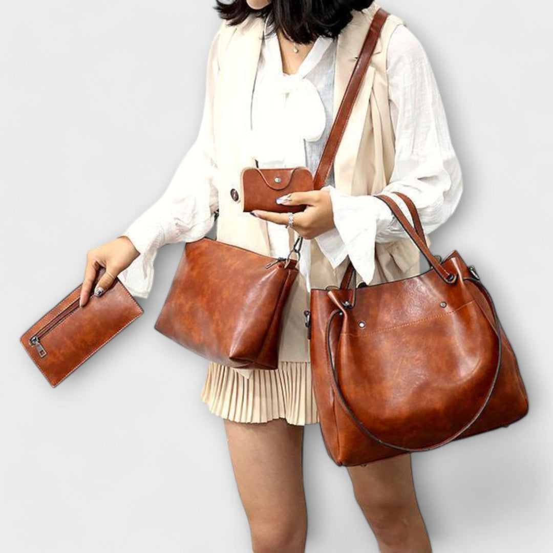 Olivia - Ensemble de sacs vintage en 4 pièces