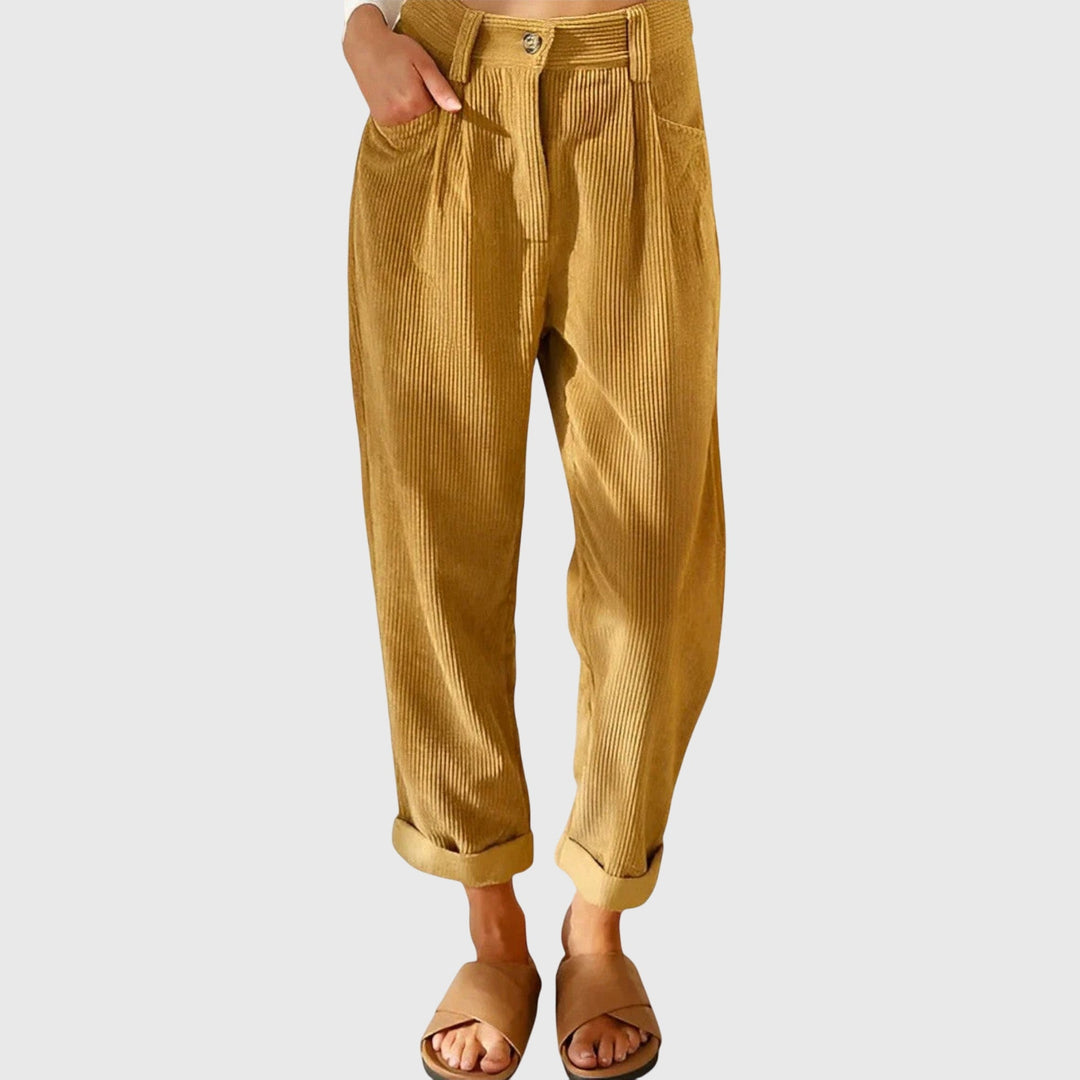 Jana - Pantalon en Corde Moderne
