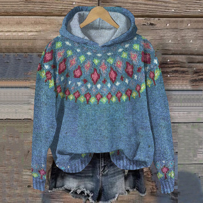 Melainy | Sweat à capuche nordique chaud