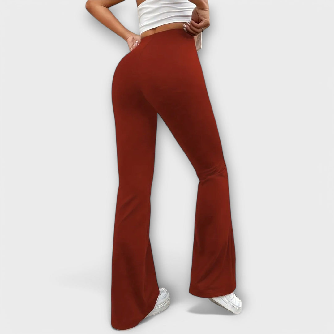 Serena - Pantalon Détendu avec Jambes Évasées