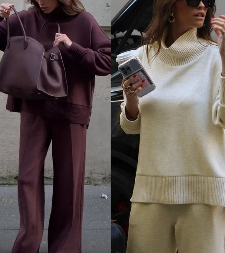 CARMINE™|ENSEMBLE ÉLÉGANT EN DEUX PIÈCES