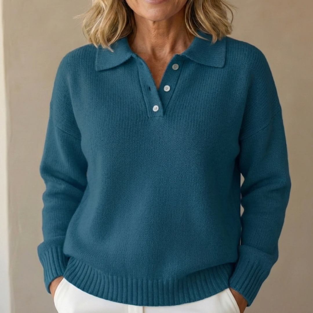 Olivia | Pull en Maille Douce avec Col