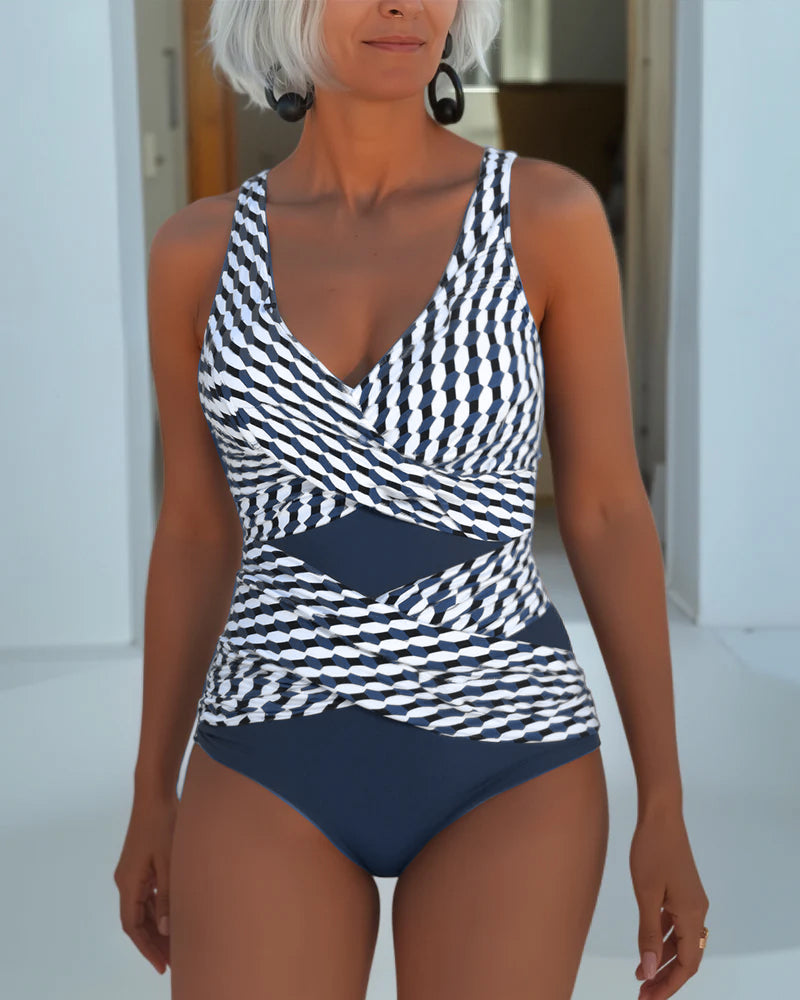 Ashley | Maillot de bain avec design croisé pour un look décontracté en vacances