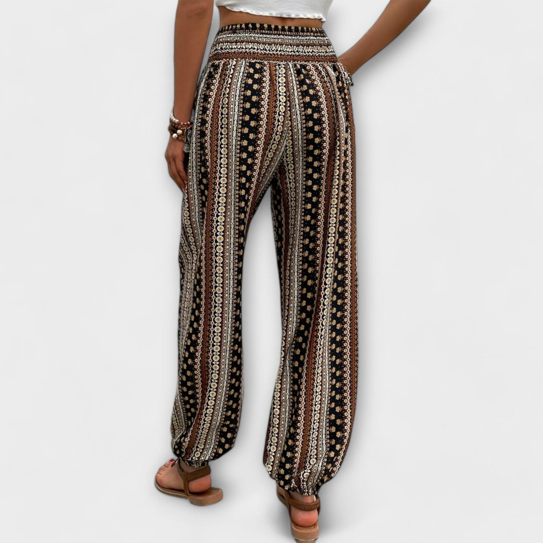 Scarlett - Pantalon avec Graphisme Ethnique
