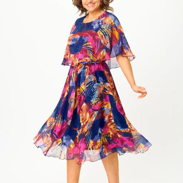 Barbara | Robe en Chiffon Confortable Grande Taille