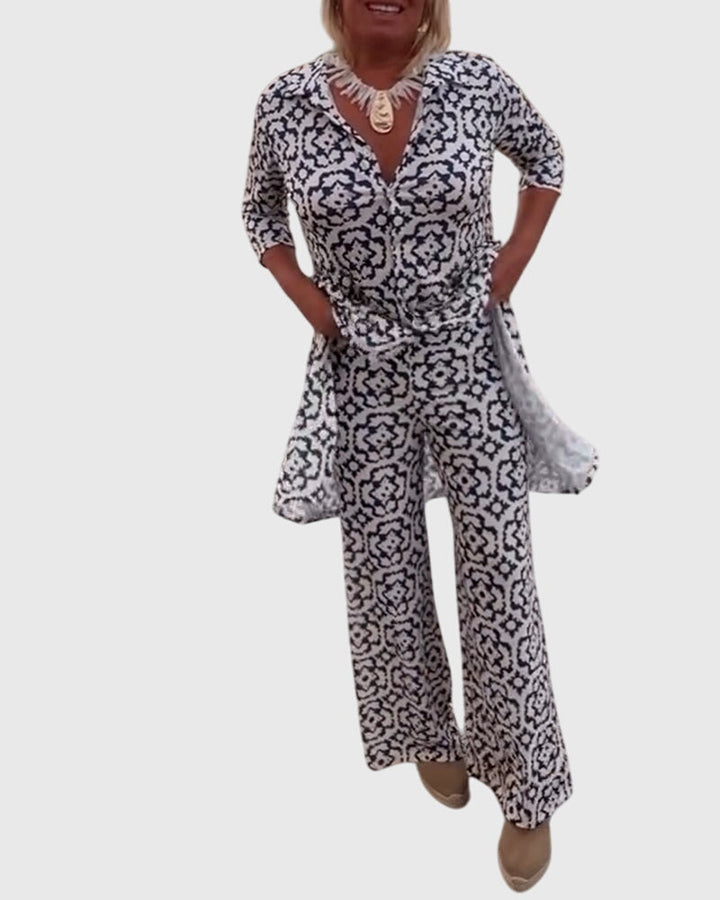Gabriella™ | Ensemble Élégant Vintage en Deux Pièces