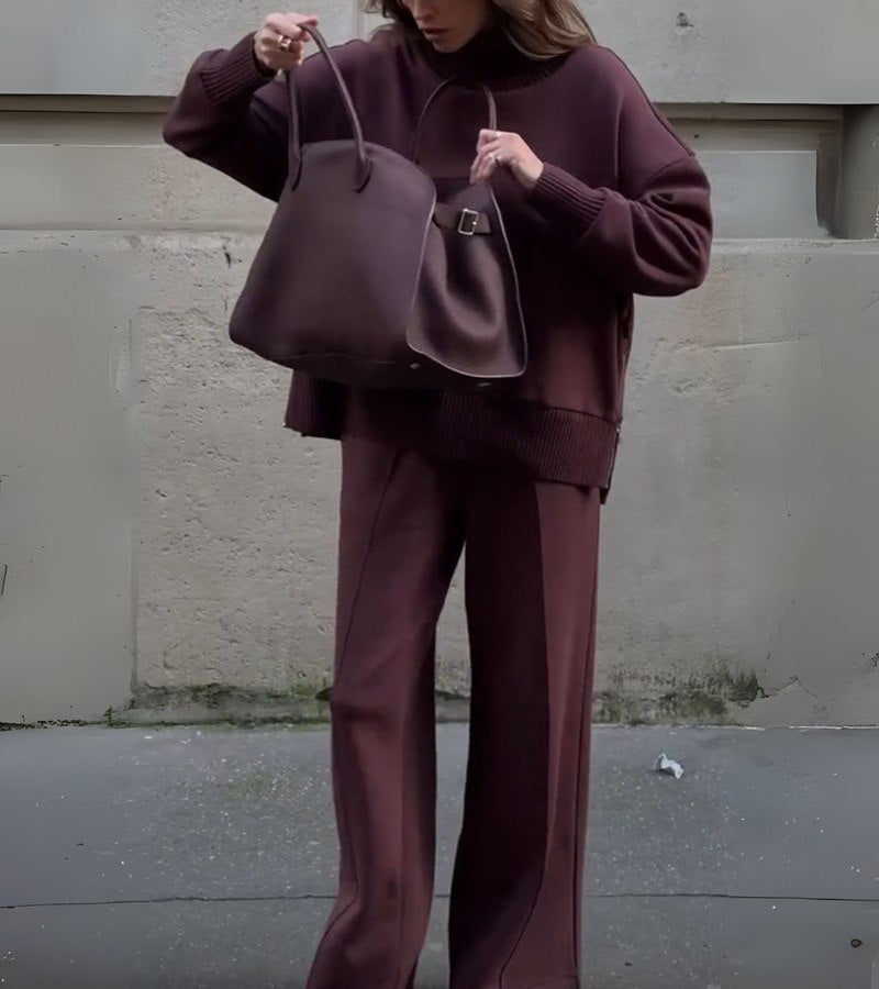 CARMINE™|ENSEMBLE ÉLÉGANT EN DEUX PIÈCES