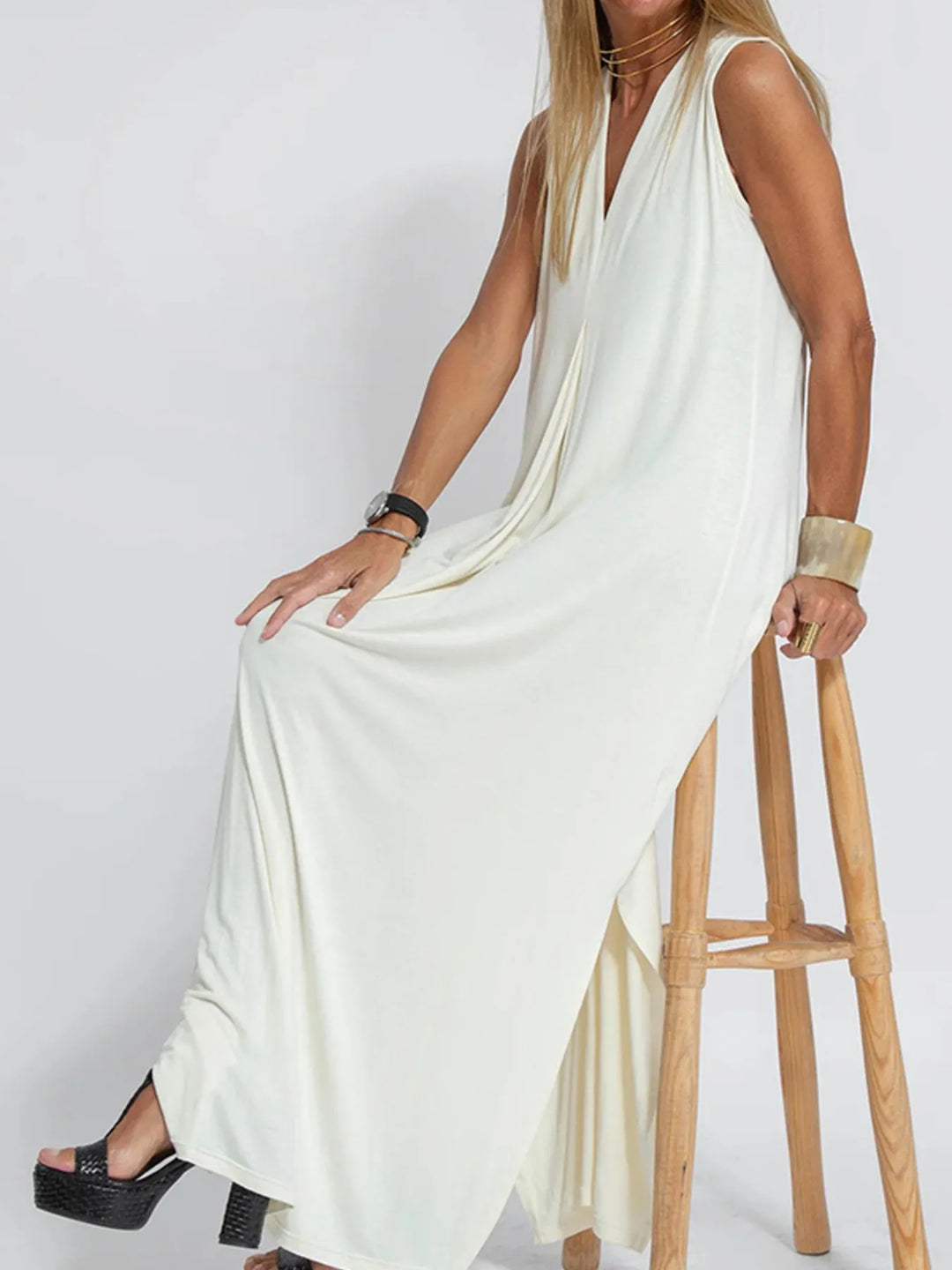 Ariella | Robe Maxi à Décolleté en V