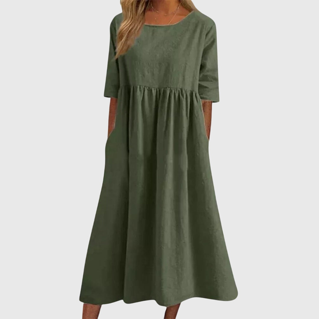 Haisley™ | Robe Élégante à Manches Courtes