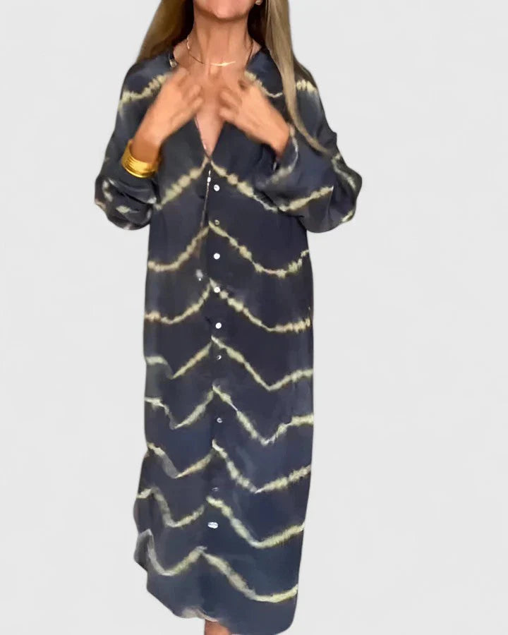 Julia | Rayé Maxi Dress