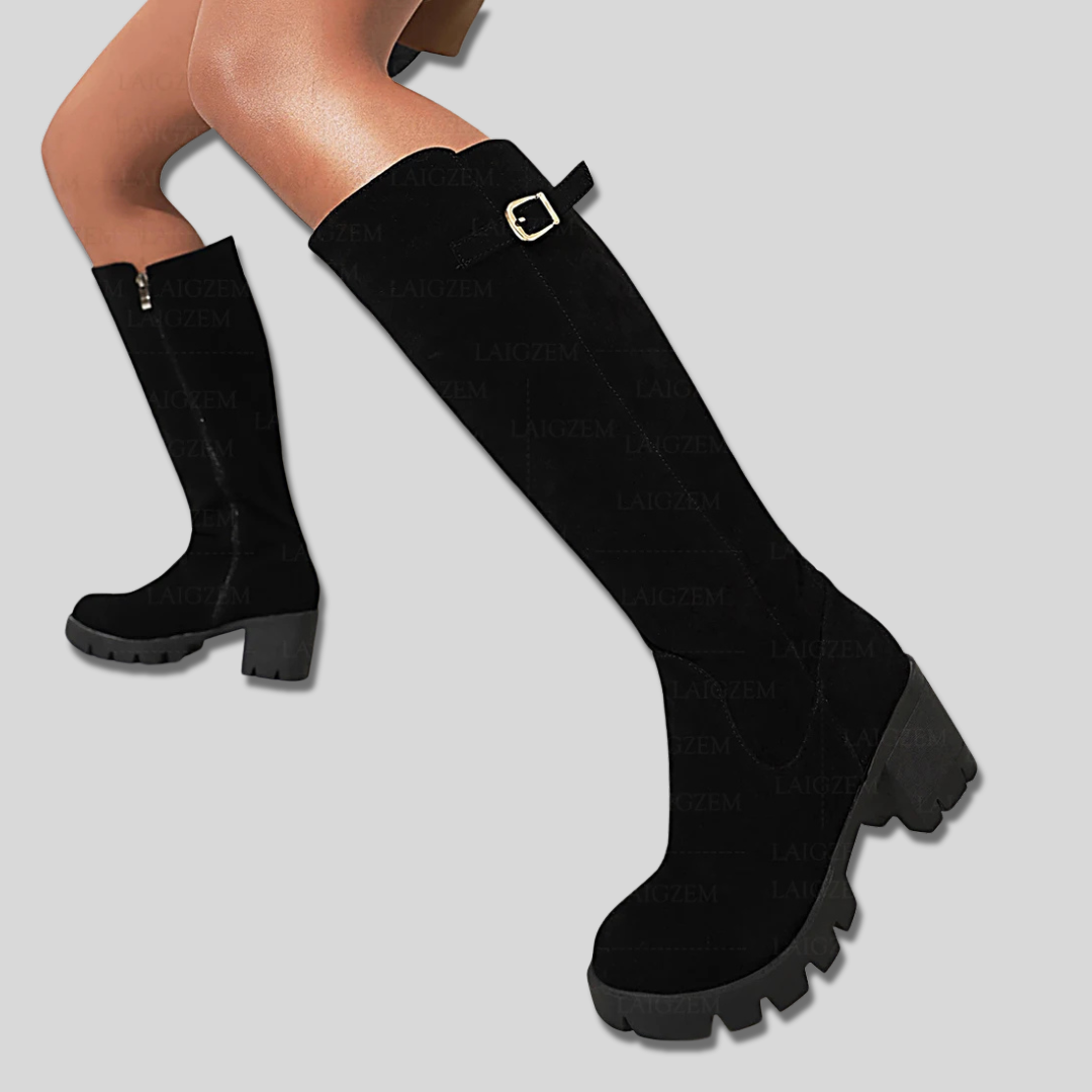 Calista - Bottes en Suède Hautes
