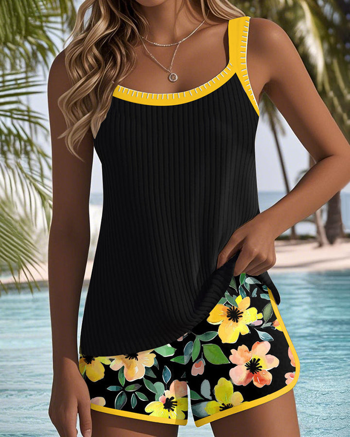 Matilda | Ensemble de Tankini de Plage à Deux Pièces