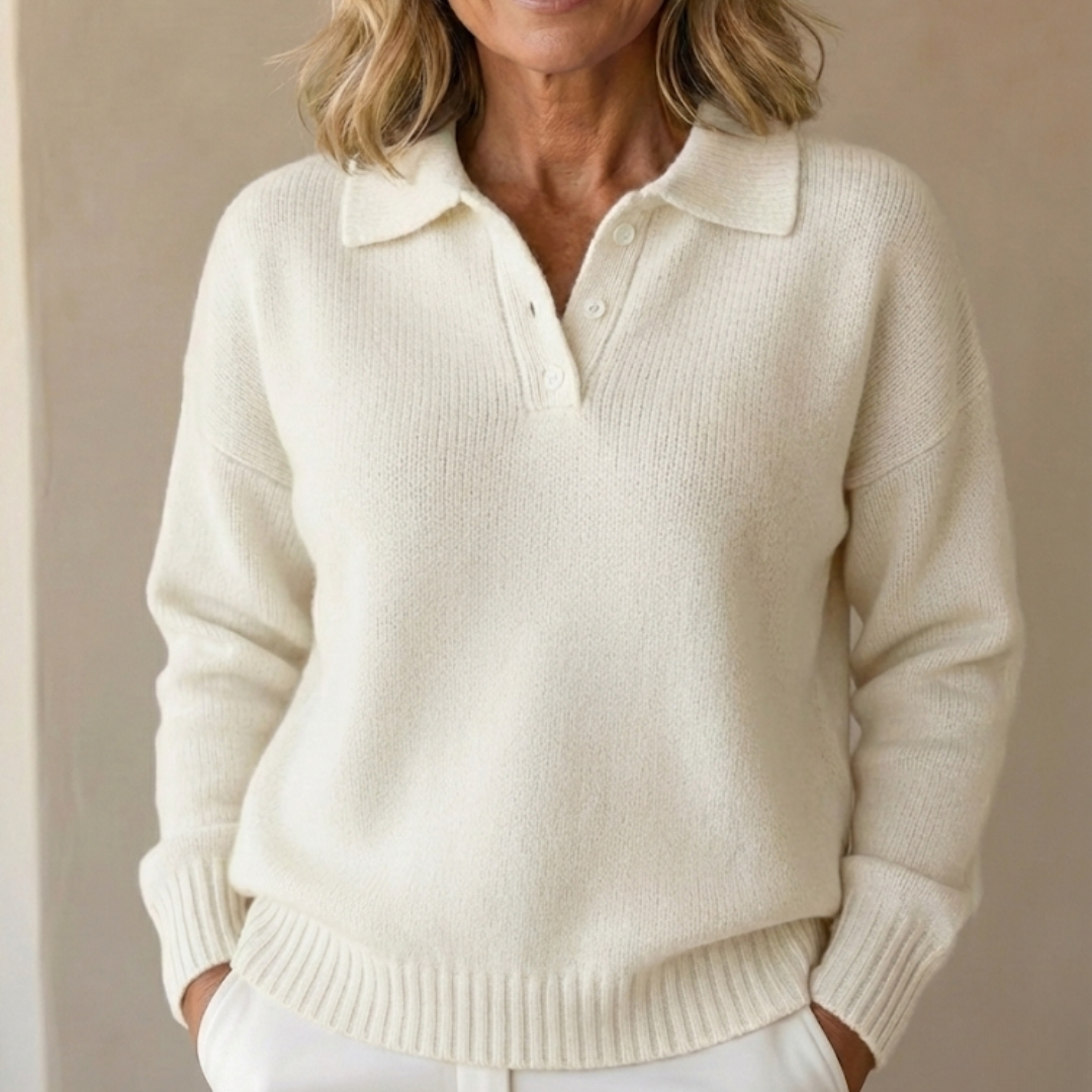 Olivia | Pull en Maille Douce avec Col