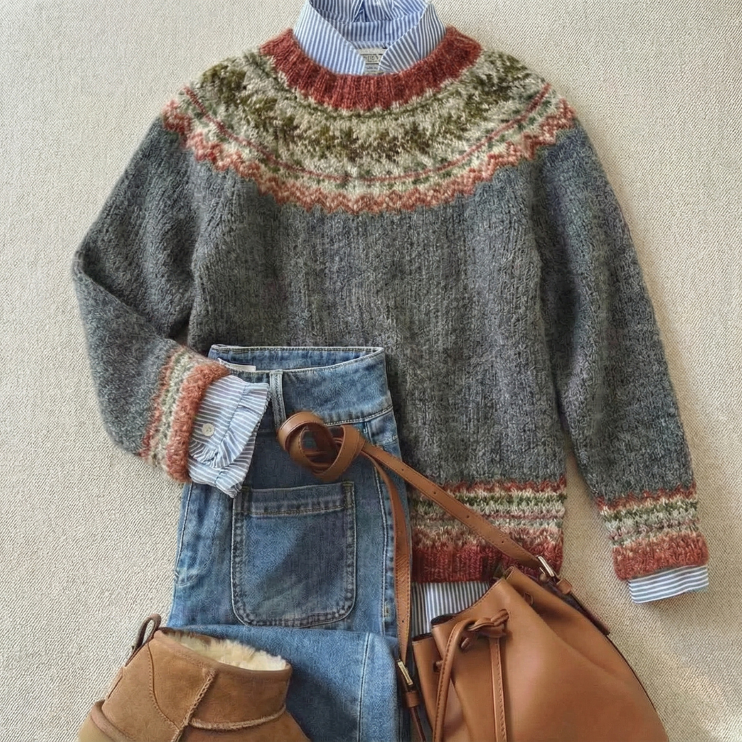 Eleanor | Pull en Tricot Nordic Heritage
