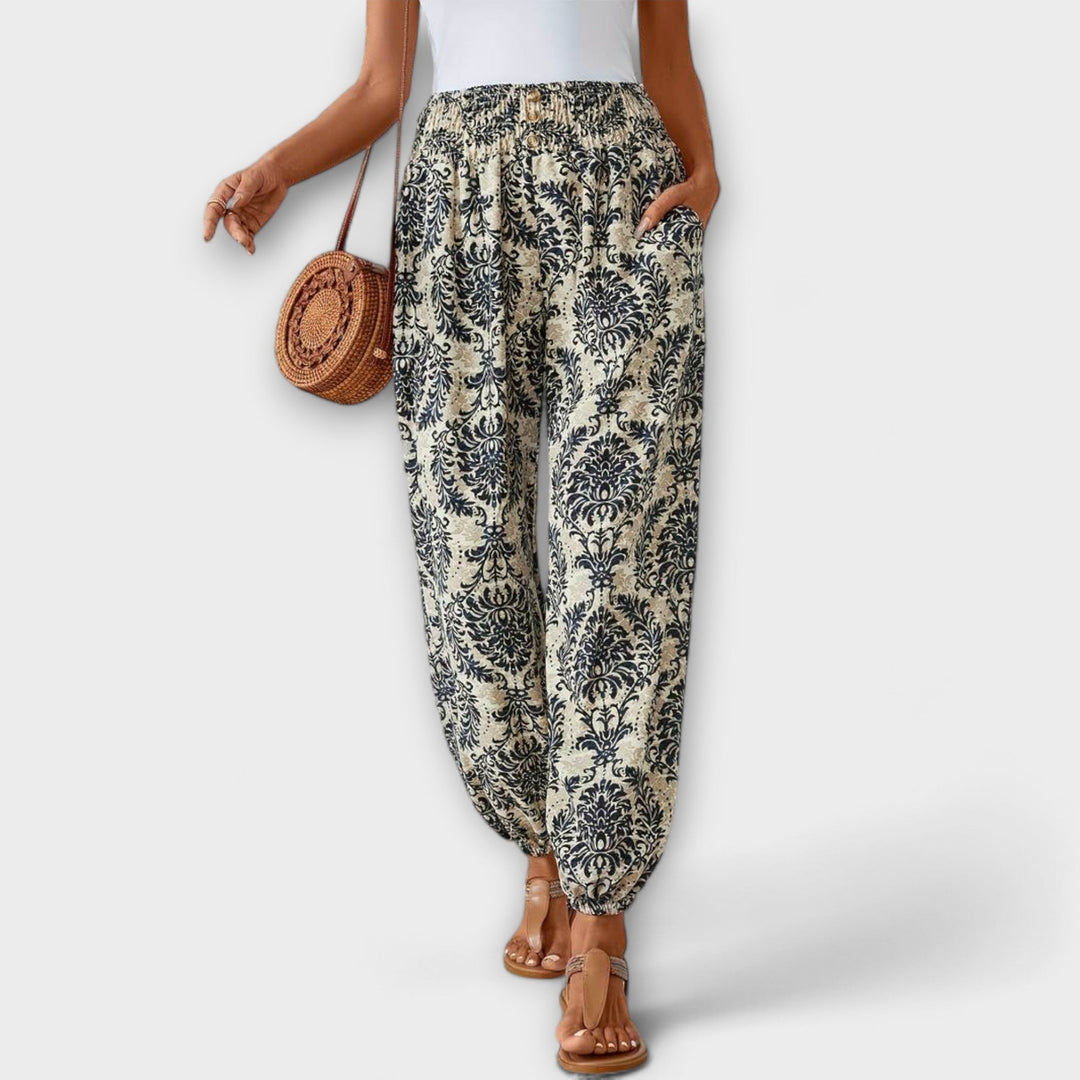 Scarlett - Pantalon avec Graphisme Ethnique