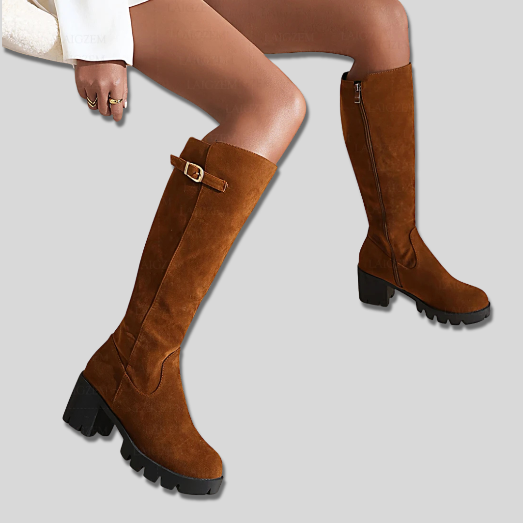 Calista - Bottes en Suède Hautes