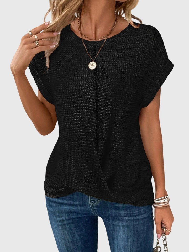 Isa™ | Blouse Élégante à Col Rond