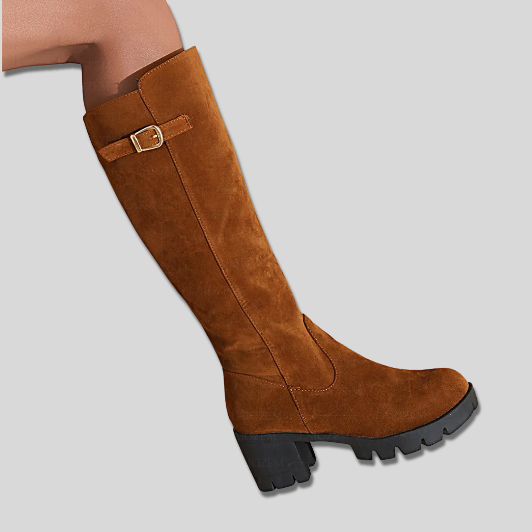 Calista - Bottes en Suède Hautes