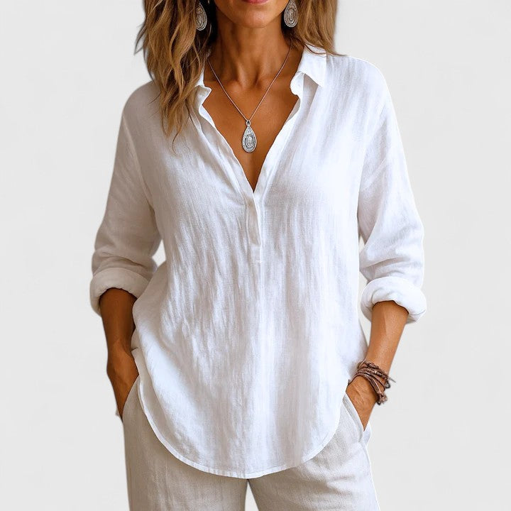 Franzina | Blouse en Lin Confortable