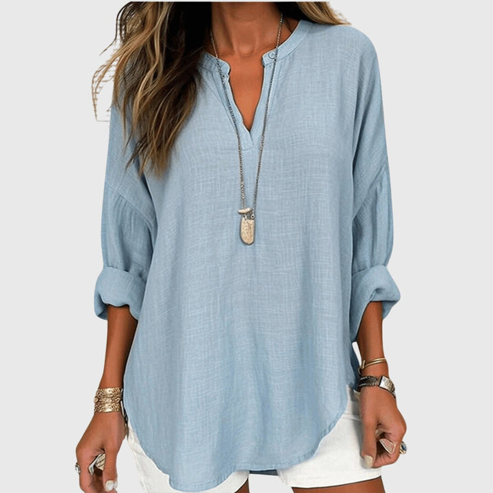 Lenara™ | Chemise de Plage Élégante et Fluide