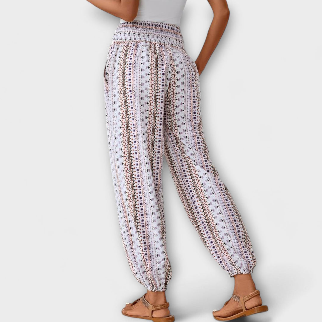 Scarlett - Pantalon avec Graphisme Ethnique
