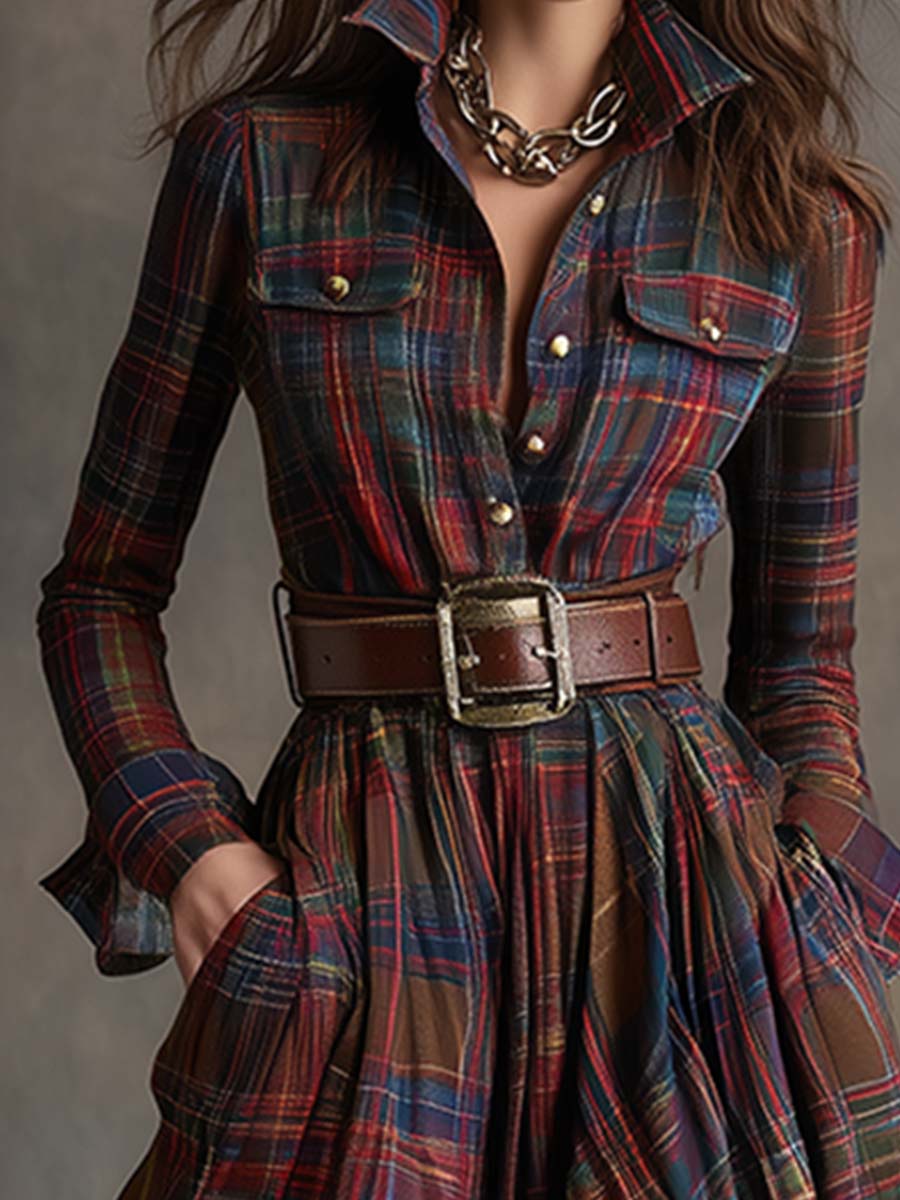 Jacqueline - Robe Chemise Classique Boutonnée