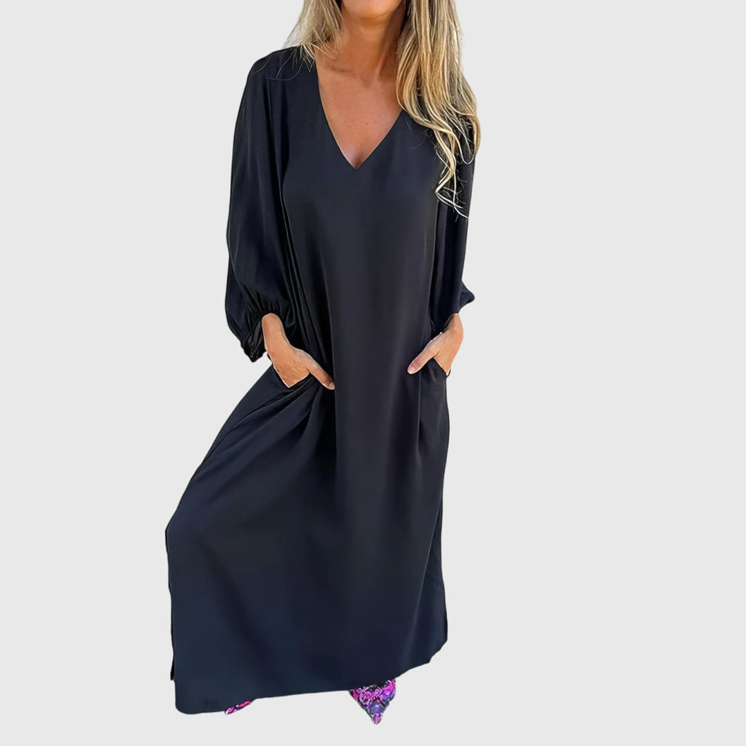 Carol™ - Robe Longue Boho avec Poches