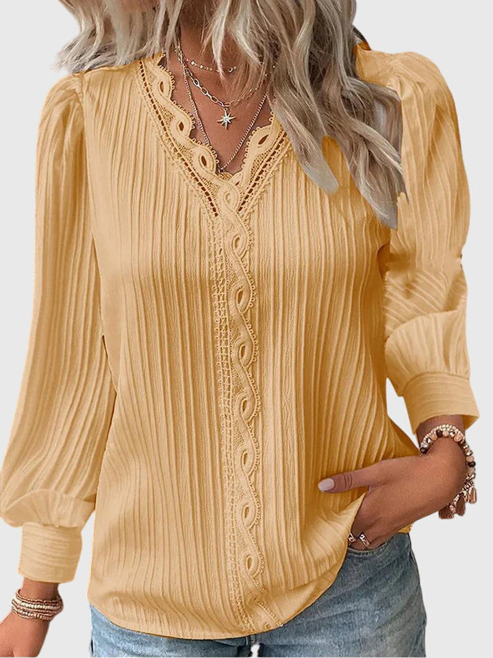 Andrea™ | Blouse Pullover Élegante