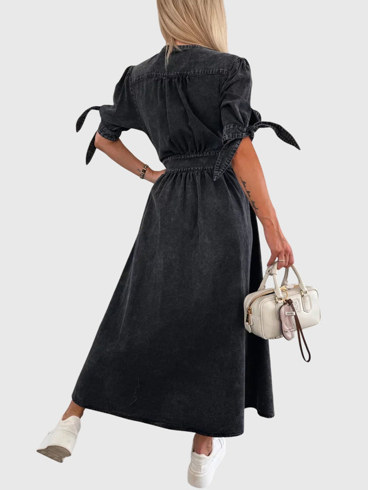 Sophia™ | Robe en Jean Élégante