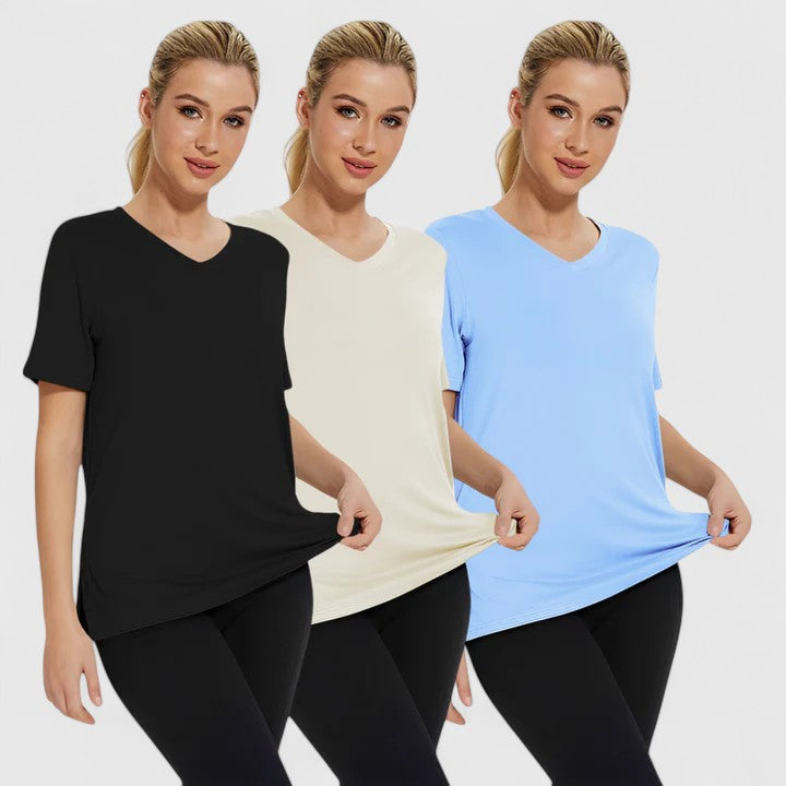 Samantha | T-shirt Confortable (Pack de 3)
