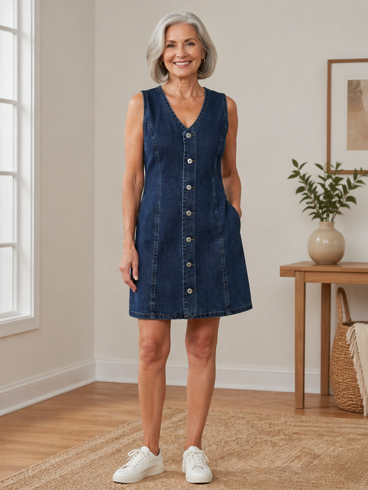 Lila | Mini Jean Dress