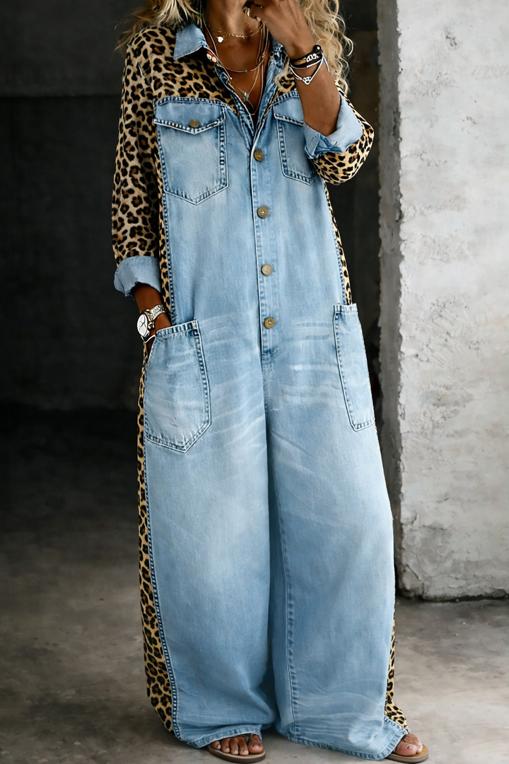 Amanda | Salopette en Jean One Piece