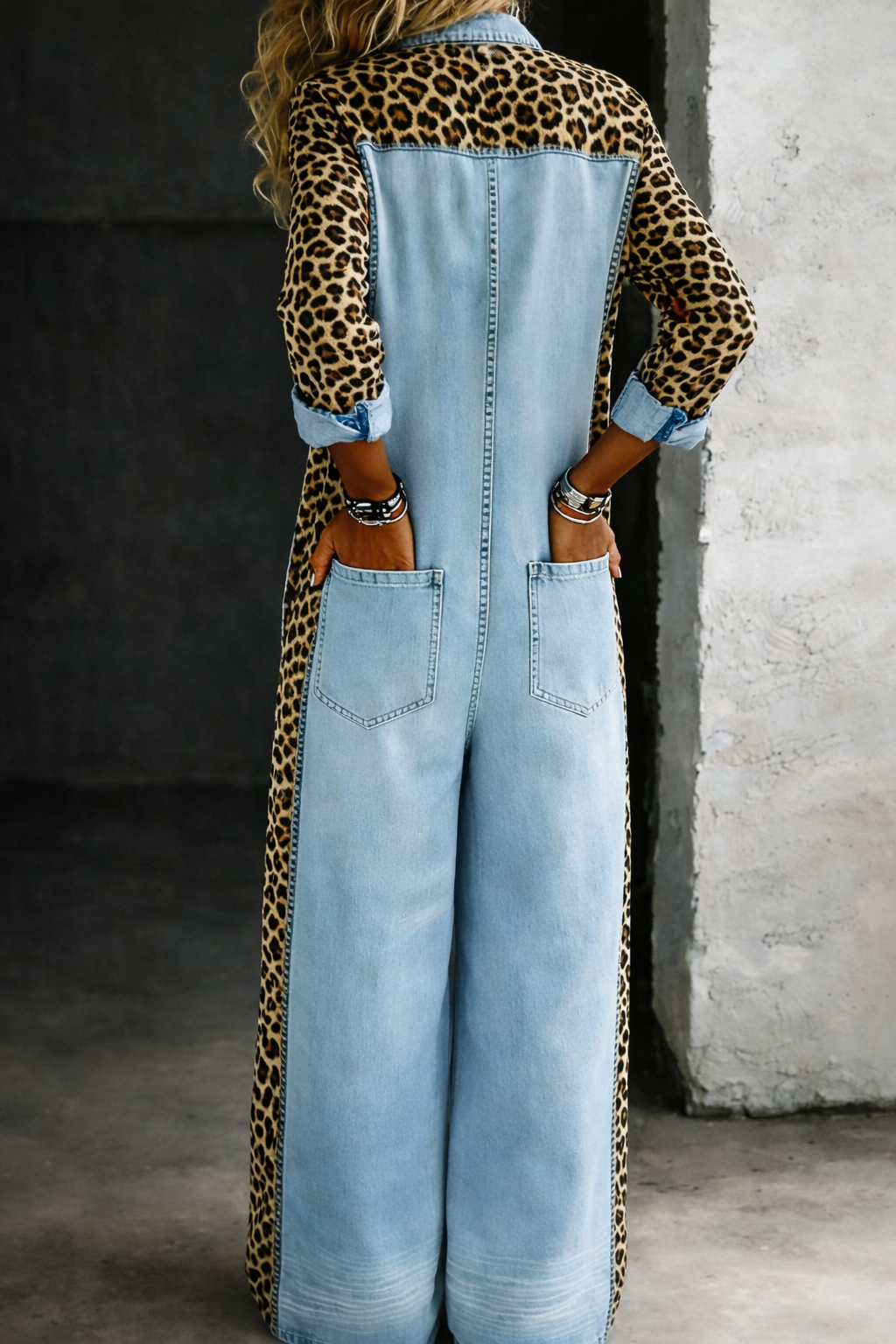 Amanda | Salopette en Jean One Piece