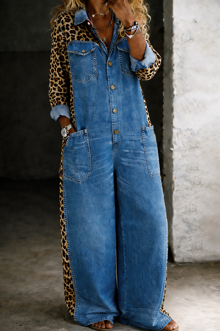 Amanda | Salopette en Jean One Piece