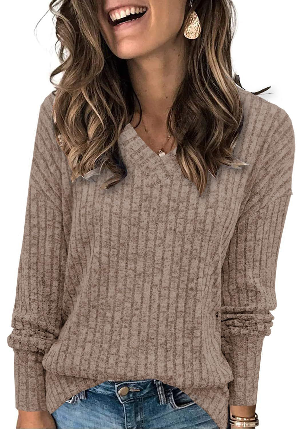 EVELYN™ | Pull léger en maille oversize pour femmes à col en V