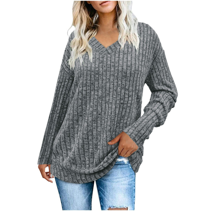 EVELYN™ | Pull léger en maille oversize pour femmes à col en V