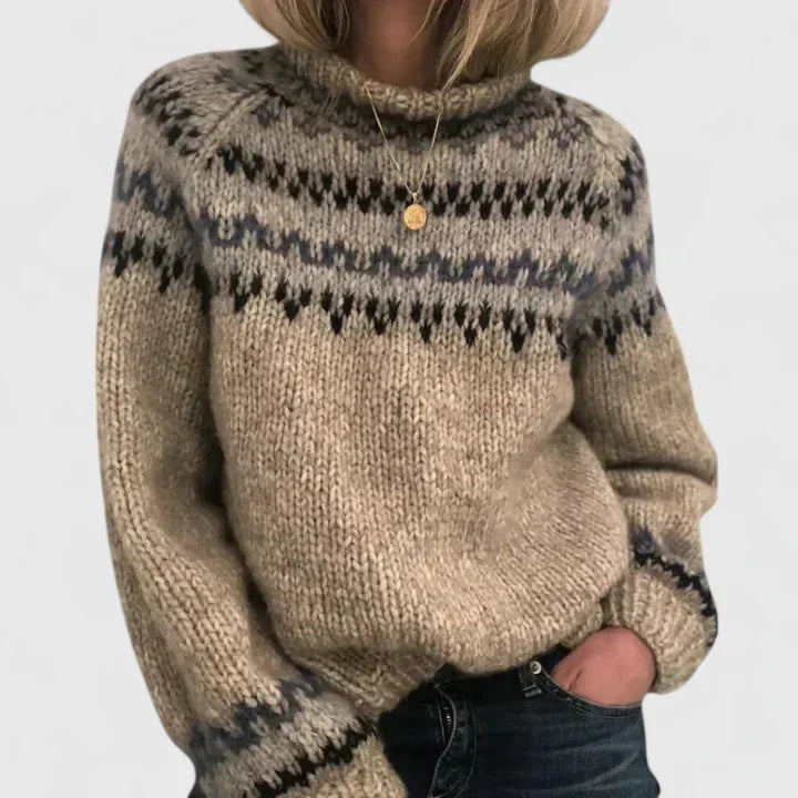 Ellen | Pull en Tricot Nordique Héritage