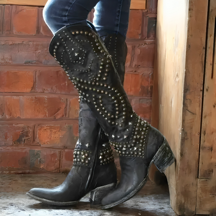 Mary | Bottes Western Montantes