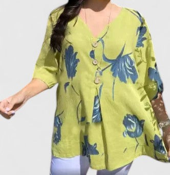 Isabel | Blouse Élégante à Imprimé Floral