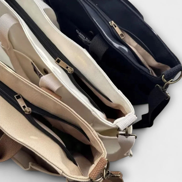 Olivia - Sac fourre-tout en toile minimaliste